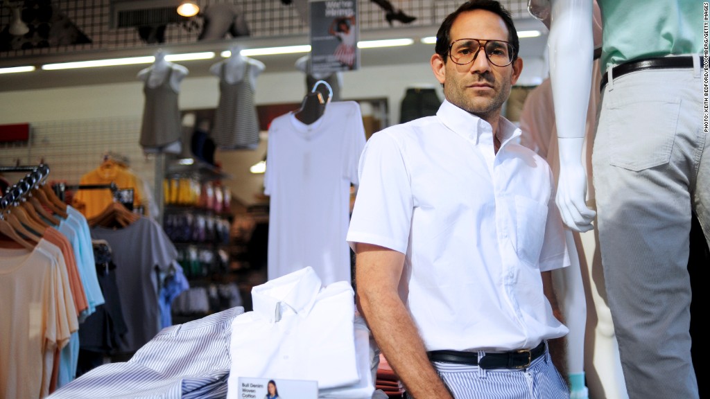American Apparel CEO Dov Charney stand for a portrait in one of the company's store in New York, Thursday, July 29, 2010. Keith Bedford/Bloomberg News