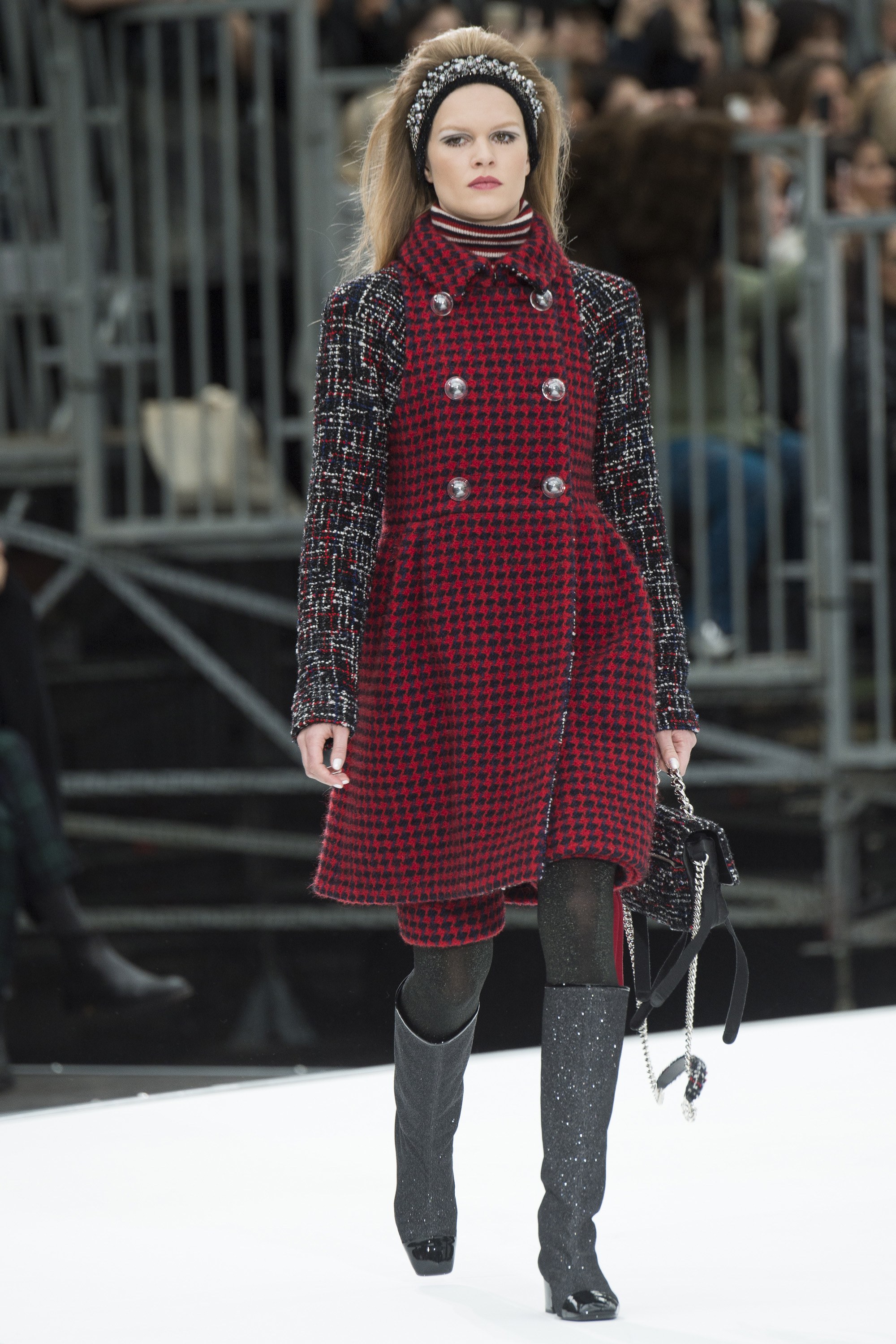 Glittery boots and space blankets: Chanel presents a vision for