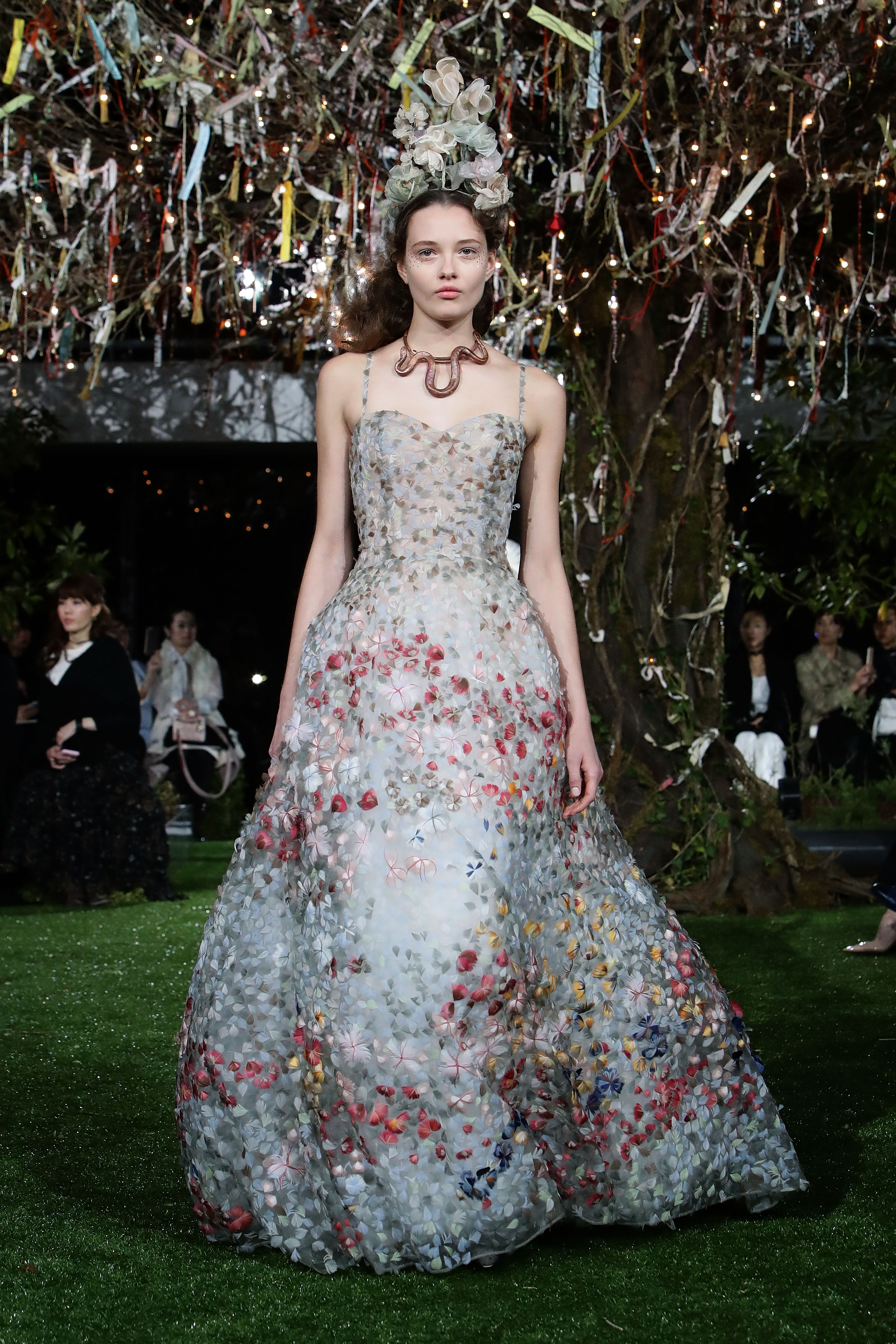 Dior Haute Couture Cherry Blossom Gowns in Tokyo, Japan - Dior Couture Show  Tokyo Japan