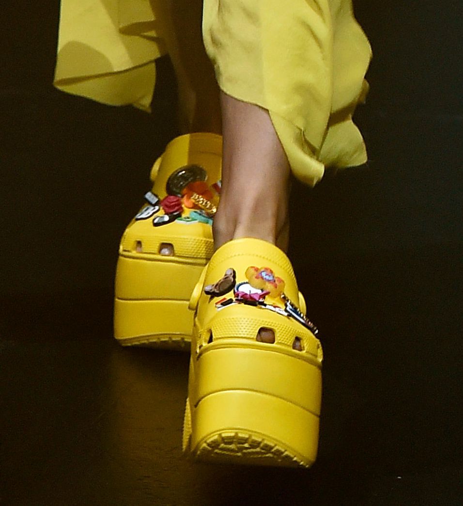 Balenciaga Debuted Platform Crocs On The Paris Runway | Fashion News ...