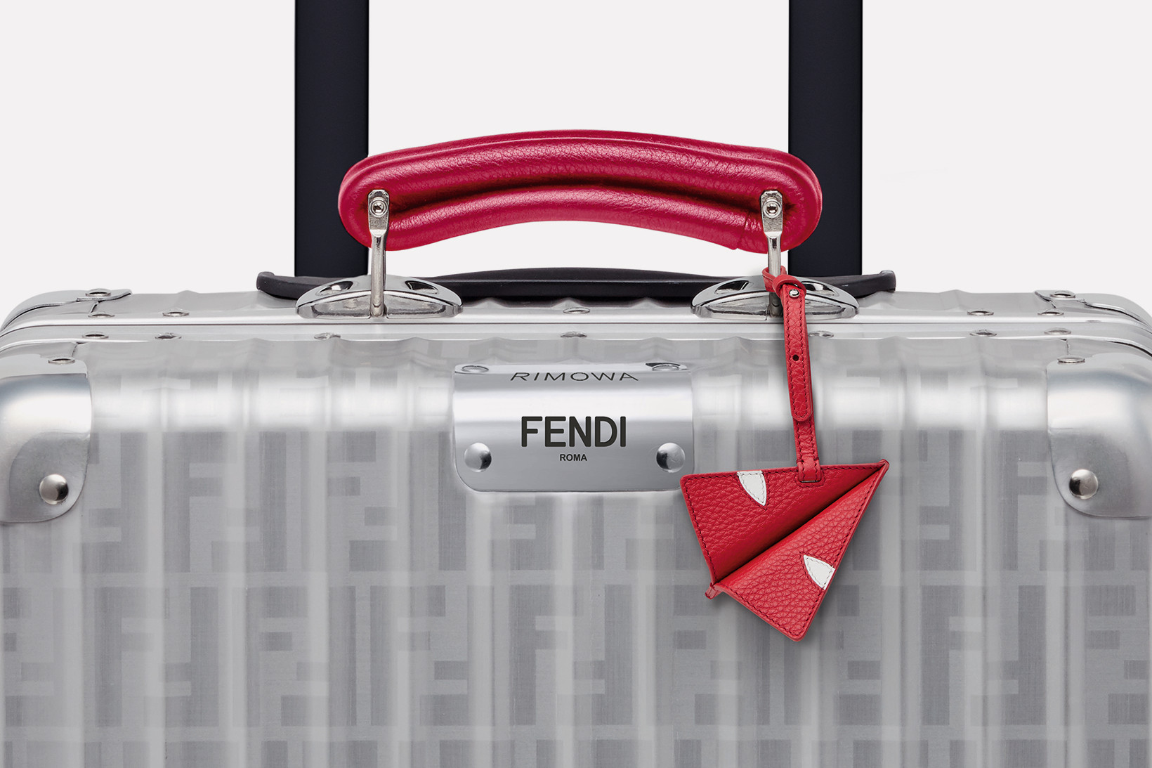 RIMOWA Joins With Fendi For A New Aluminum Cabin Trolley