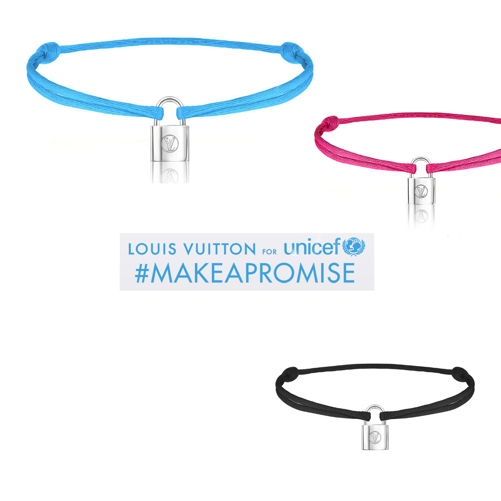 Louis Vuitton release Silver Lockit Fluo bracelets in aid of