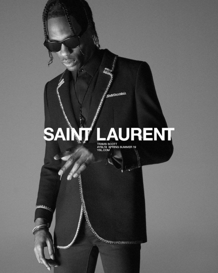 Travis Scott Is The New Model Of Saint Laurent Menswear | Fashion News ...