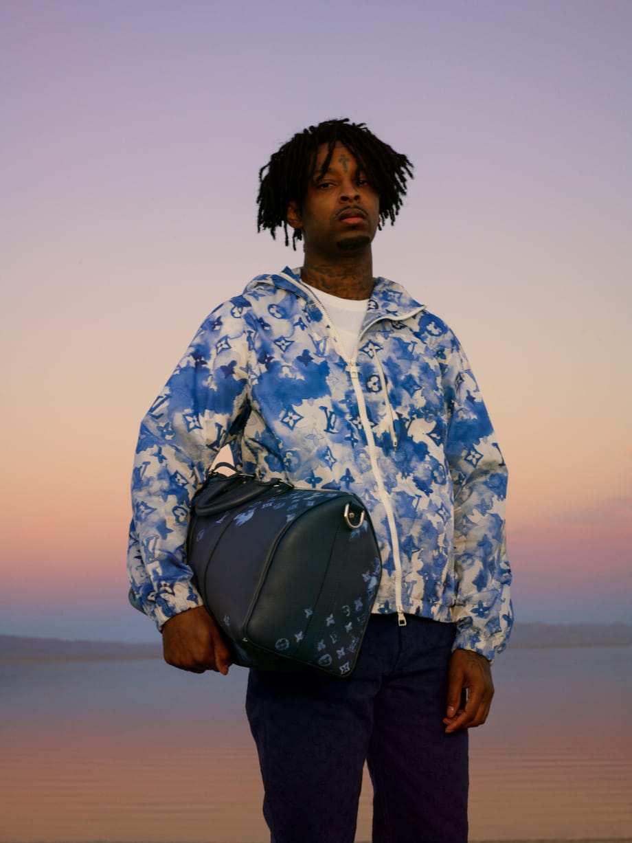 21 Savage Models In 2021 Louis Vuitton Men's Summer Capsule Collection  Campaign