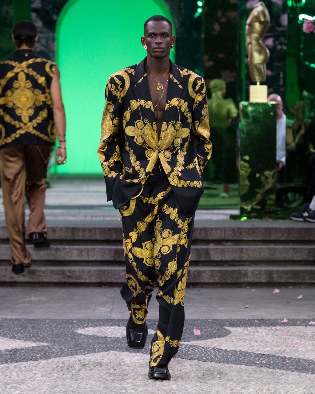 Versace Collection Photos: Milan Fashion Week Men's, Spring 2020 – Footwear  News